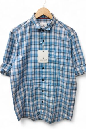 Oxford Fabric Check Shirt For Men