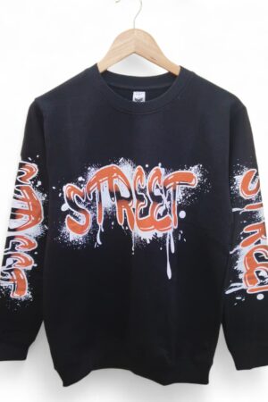 Cotton Full Hands Printed Sweat T-shirt